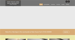 Desktop Screenshot of newhousefarm-accommodation.co.uk